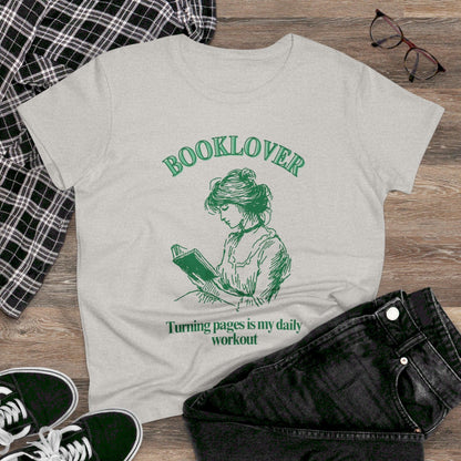 Book Lover's Women's Midweight Cotton Tee