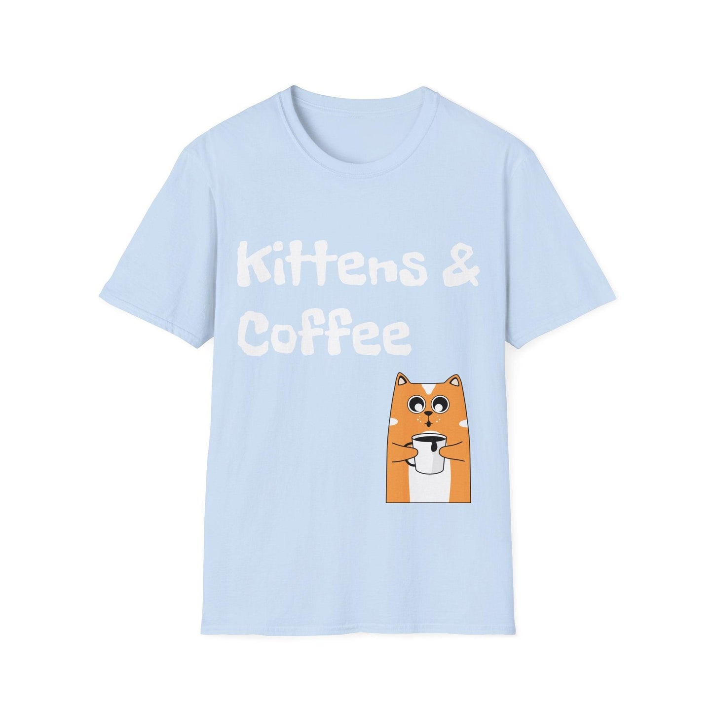 Kittens and Coffee Softstyle T-Shirt