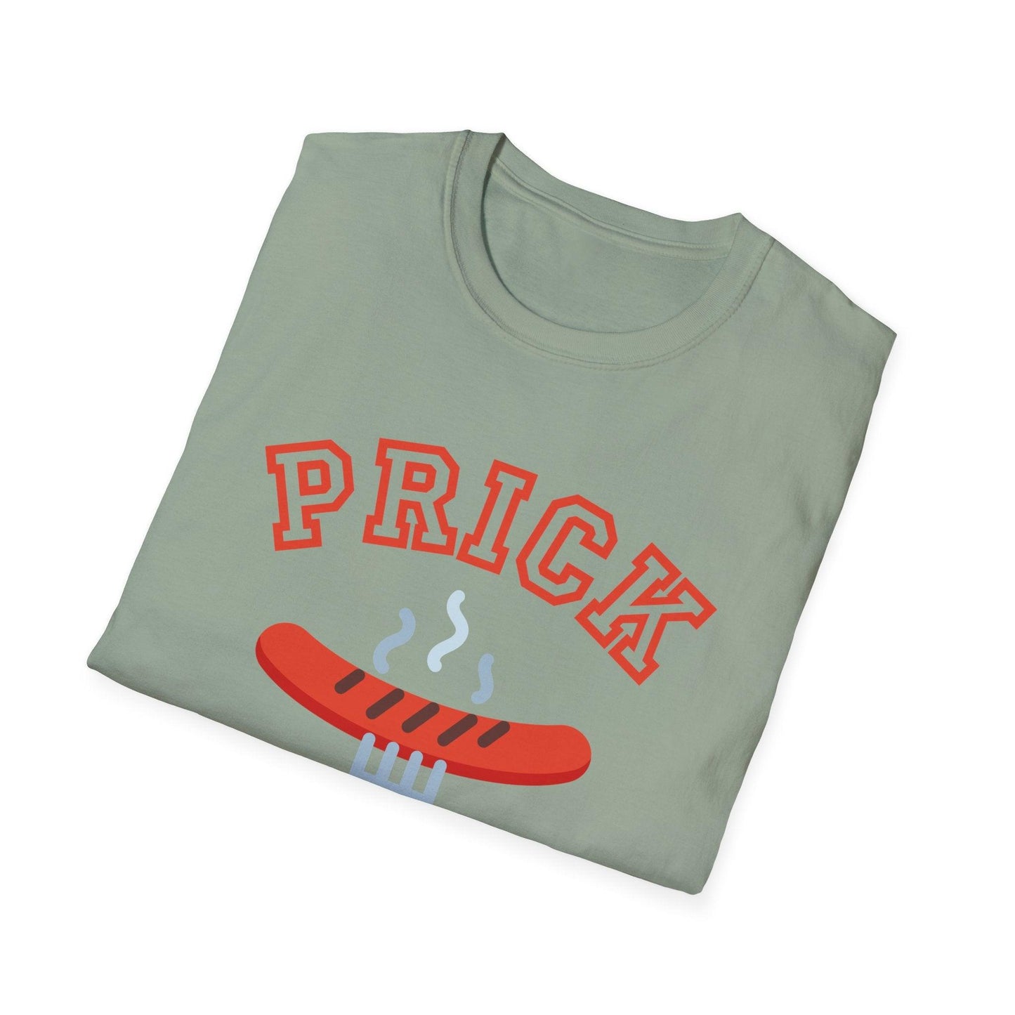 Unisex T-Shirt Prick with a Fork Humorous BBQ Theme