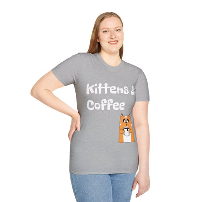 Kittens and Coffee Softstyle T-Shirt