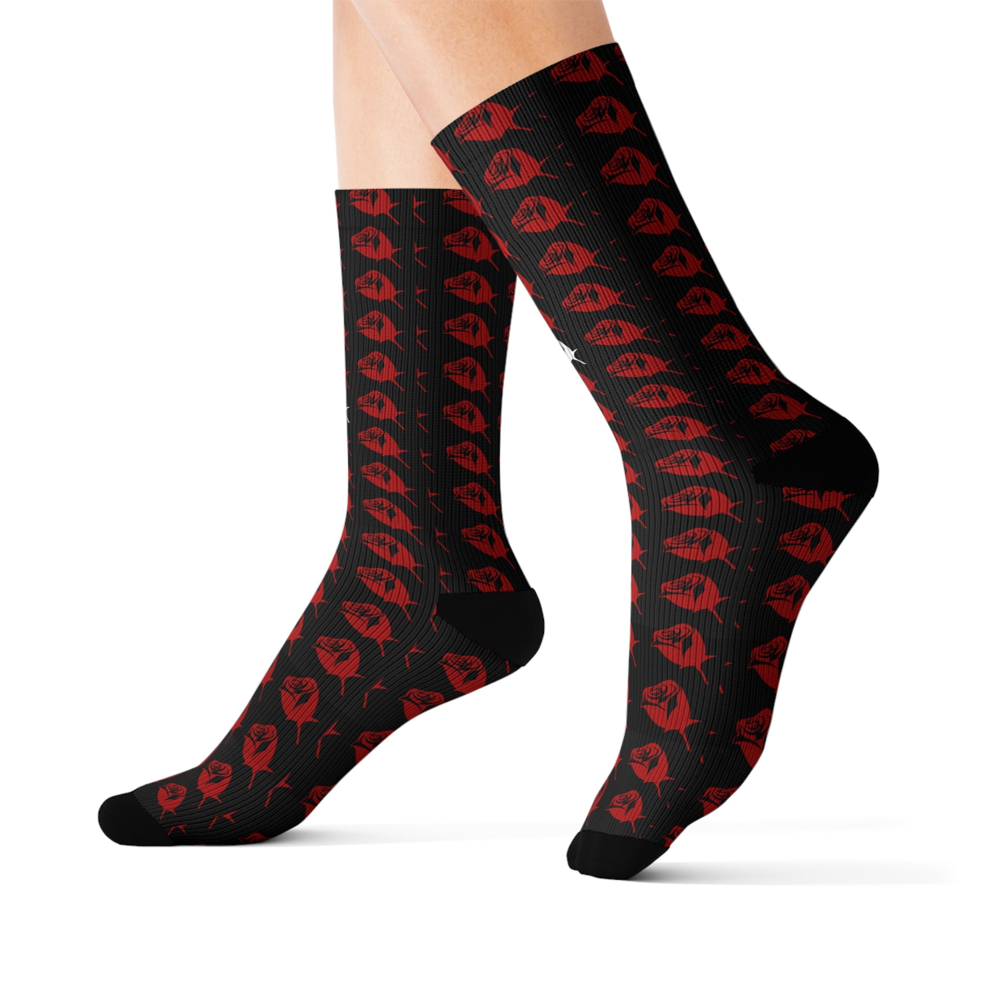 Red Passion Rose Socks - Goodfella