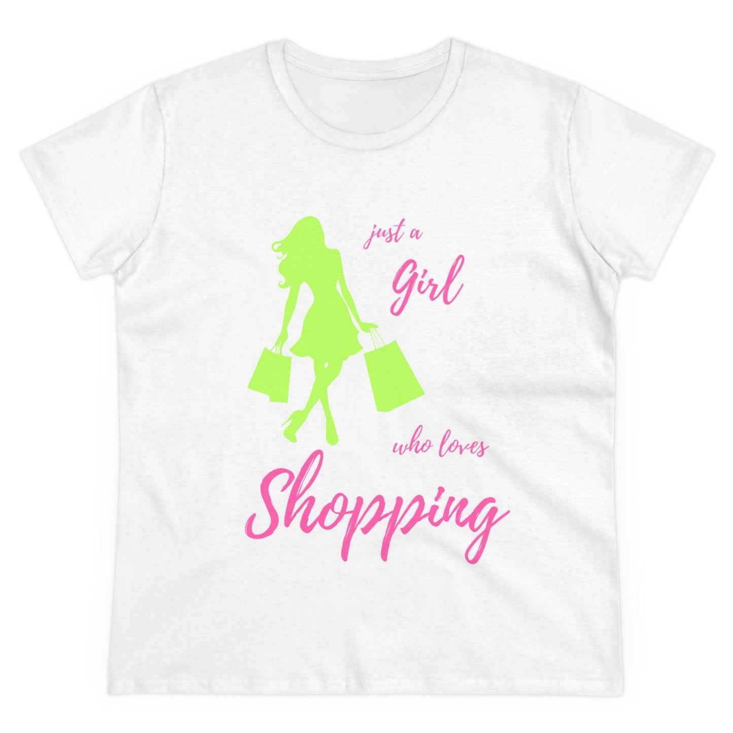 Just A Girl Who Loves Shopping Cotton Tee