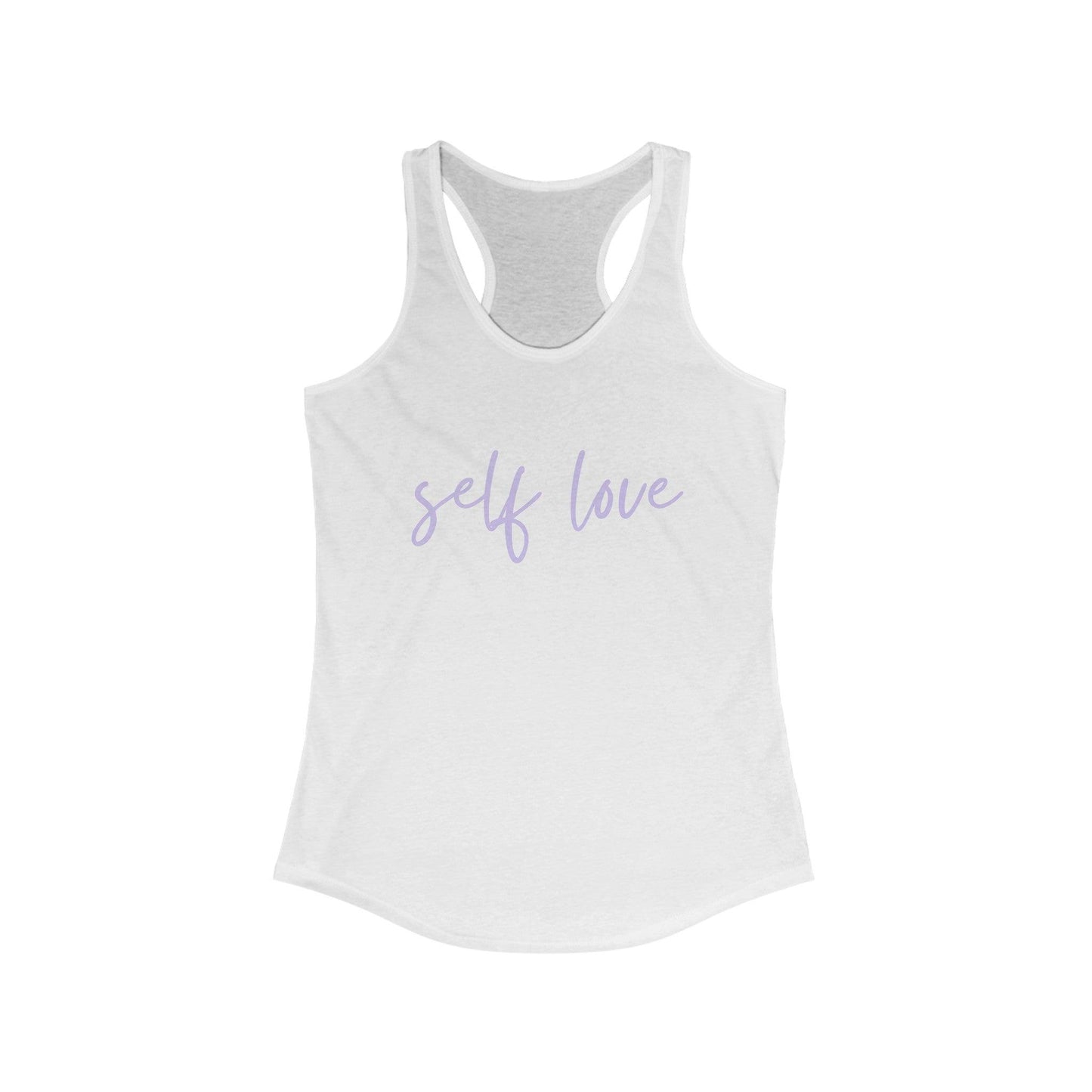 Women's Ideal Racerback Tank - Handwritten Self Love