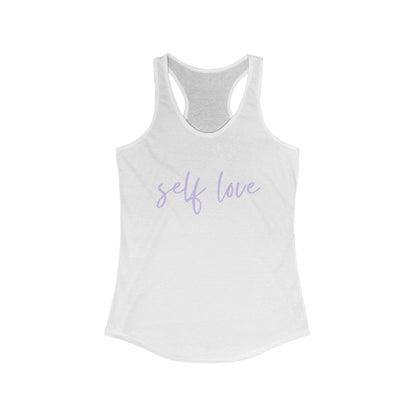 Women's Ideal Racerback Tank - Handwritten Self Love