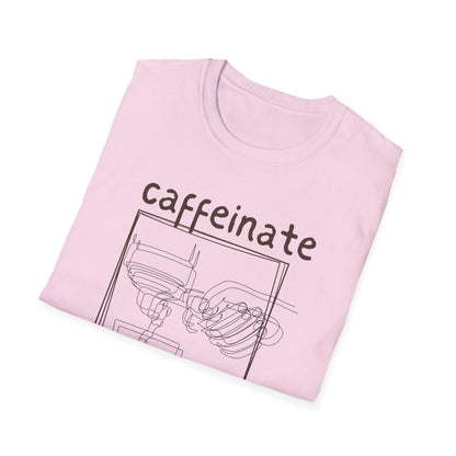 Coffee Lover Unisex T-Shirt - Caffeinate to Focus, Make Coffee