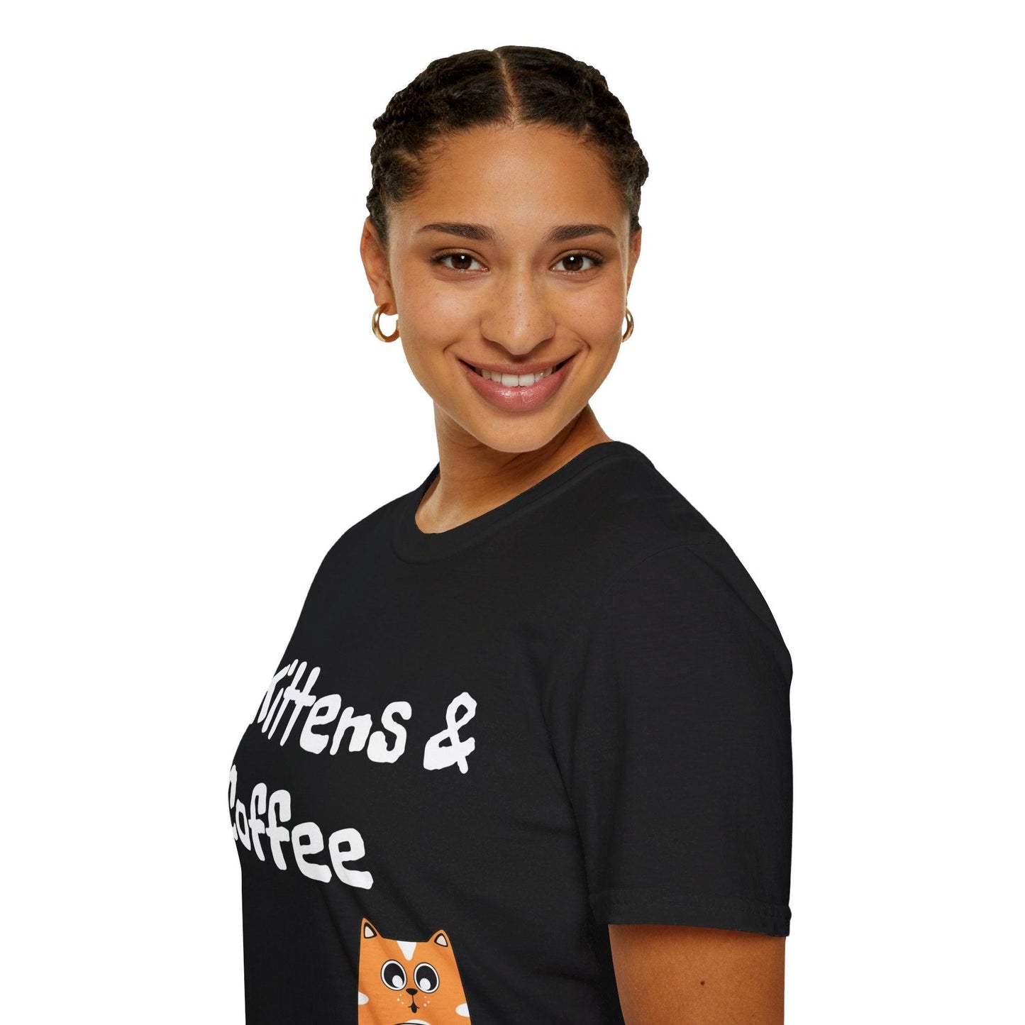 Kittens and Coffee Softstyle T-Shirt