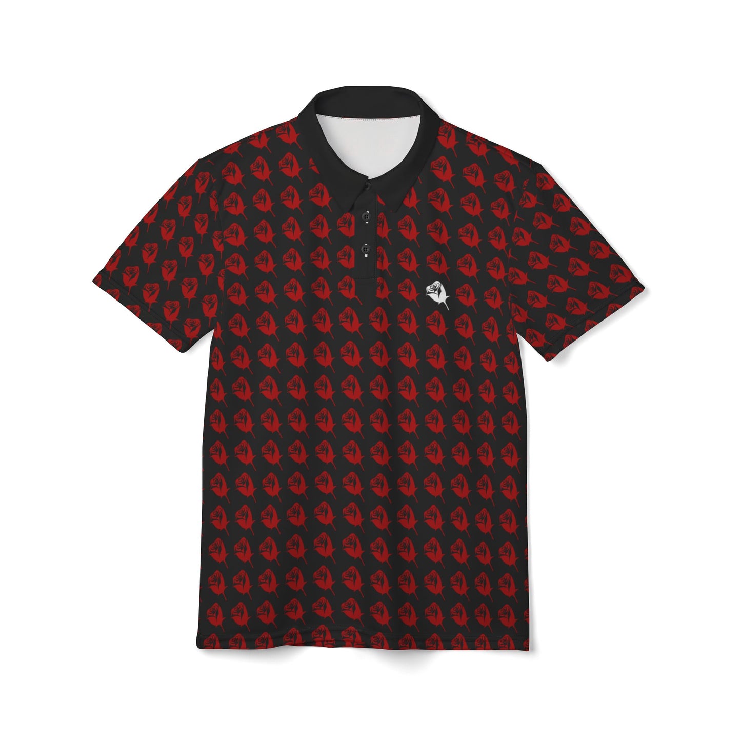 Red Passion Rose Polo Shirt