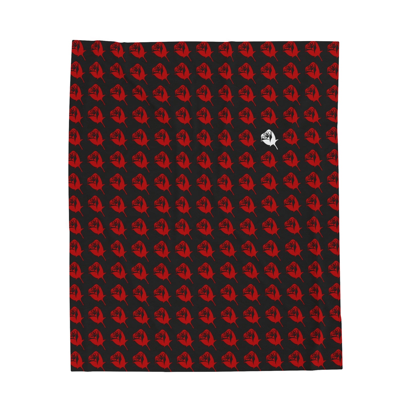 Plush Blanket - Red Passion Rose Design for Cozy Nights - Goodfella