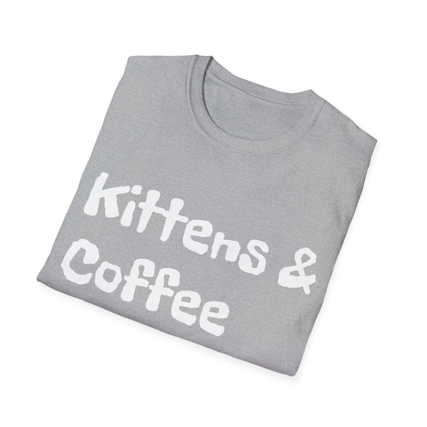 Kittens and Coffee Softstyle T-Shirt