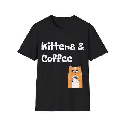 Kittens and Coffee Softstyle T-Shirt