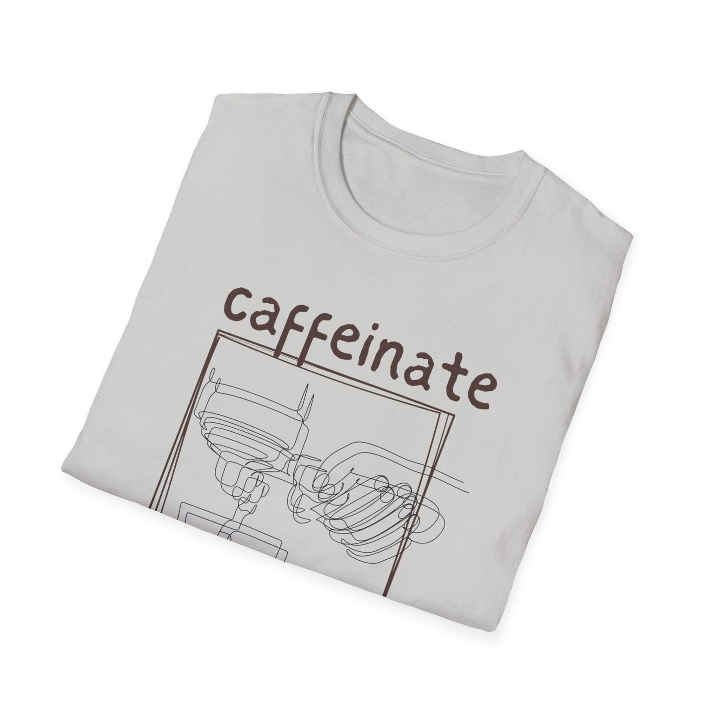 Coffee Lover Unisex T-Shirt - Caffeinate to Focus, Make Coffee