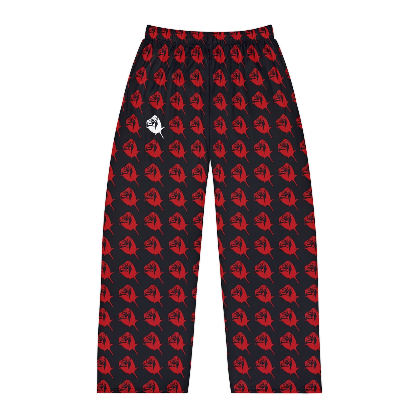 Men's Pajama Pants - Red Roses Bed Time Passion