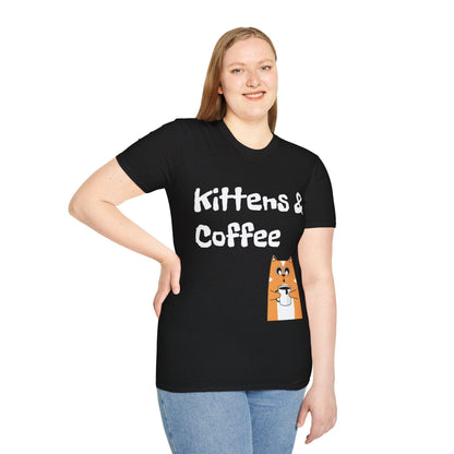 Kittens and Coffee Softstyle T-Shirt