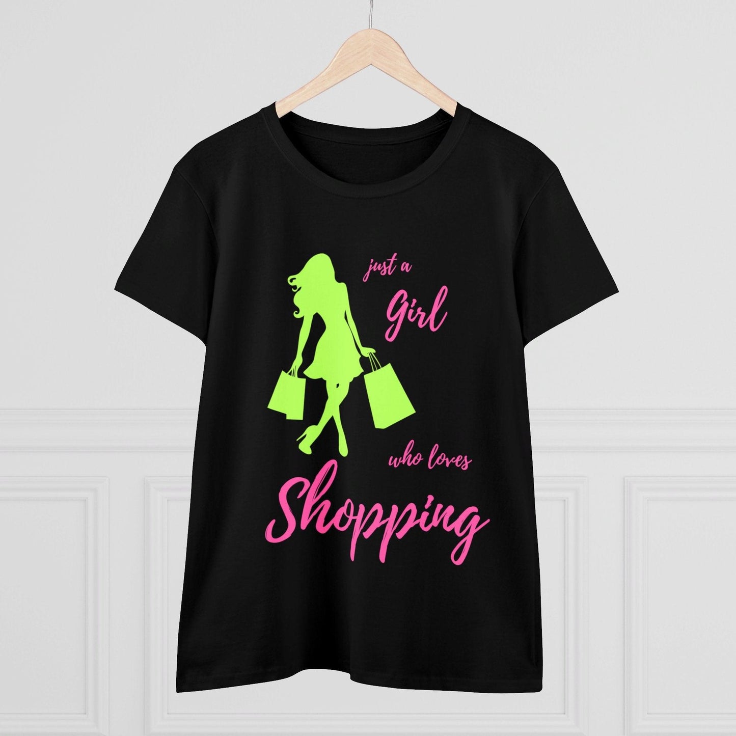 Just A Girl Who Loves Shopping Cotton Tee