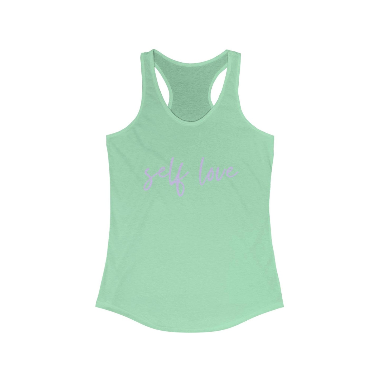 Women's Ideal Racerback Tank - Handwritten Self Love