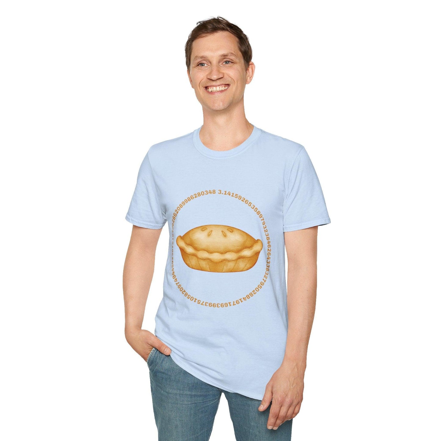 Pi Lover T-Shirt - Funny Meat Pie Design