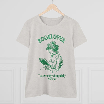 Book Lover's Women's Midweight Cotton Tee