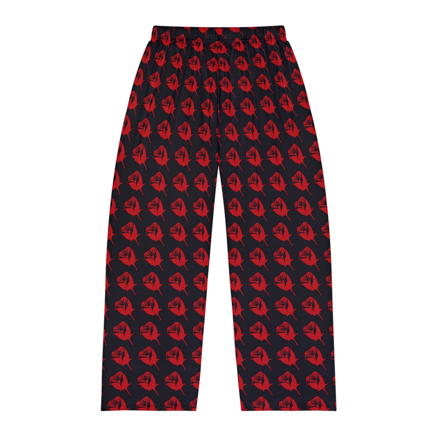 Men's Pajama Pants - Red Roses Bed Time Passion