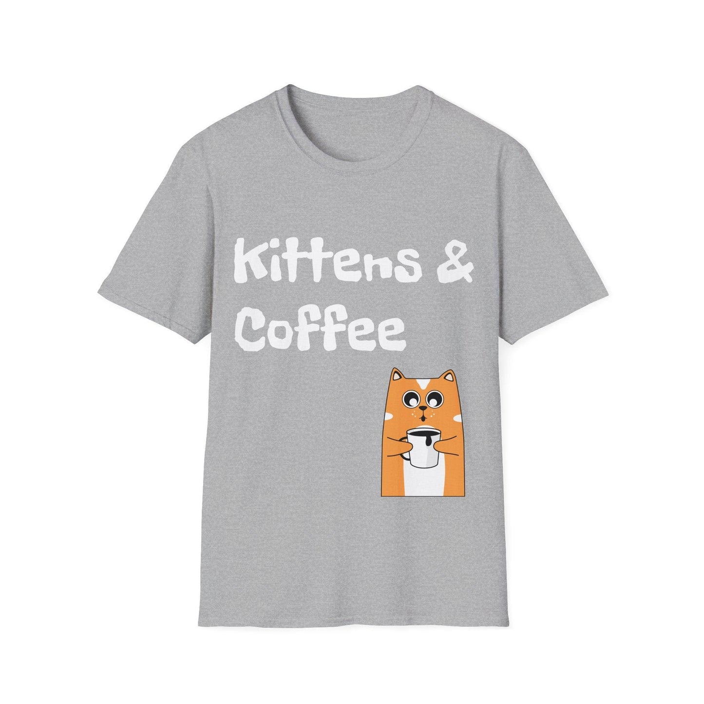 Kittens and Coffee Softstyle T-Shirt