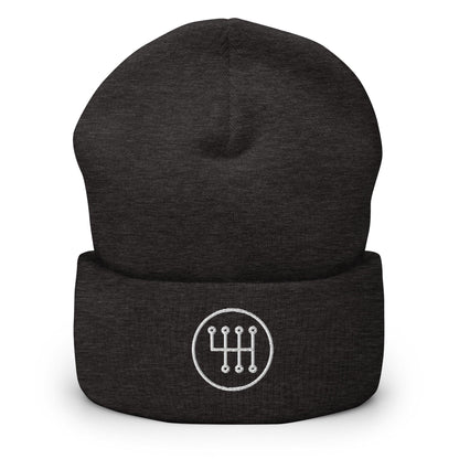 Stick Shift Embroidered Beanie - Goodfella