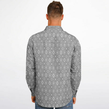 Diamond Heist Long Sleeve Button Down Shirt - Goodfella