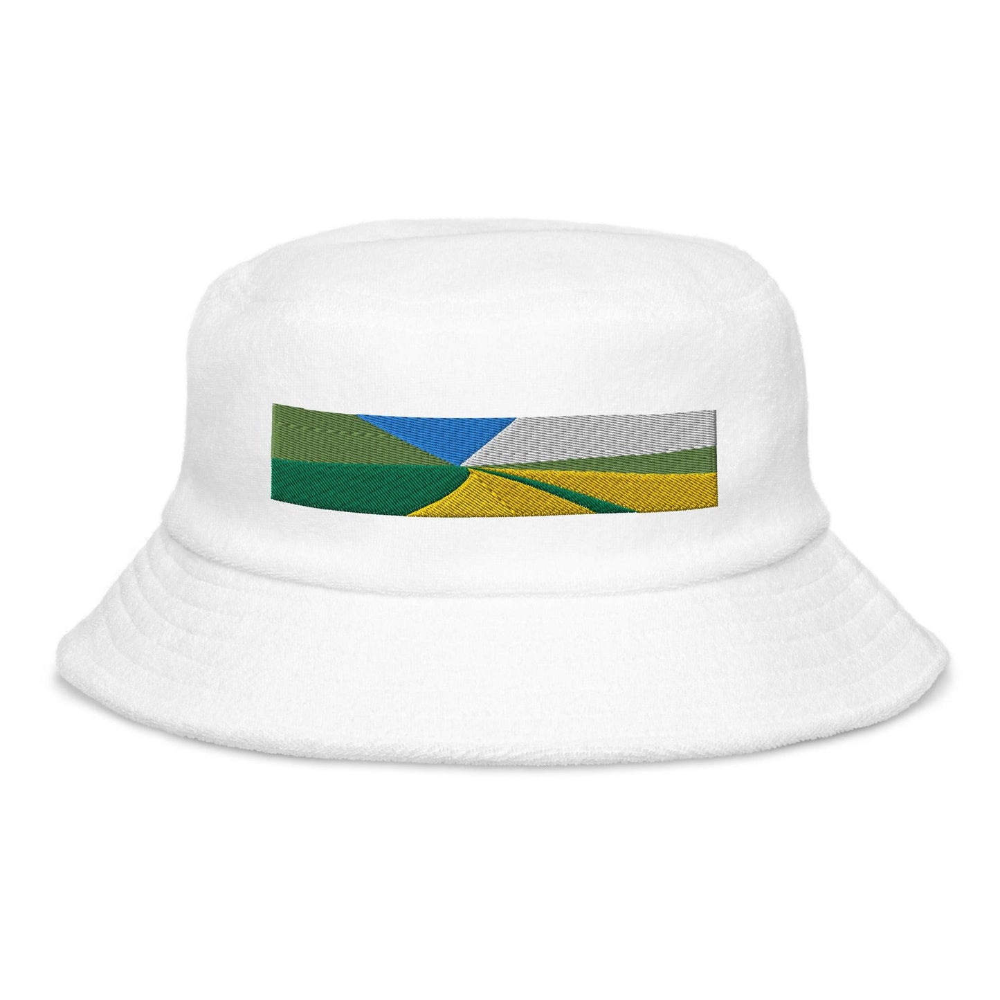 Miami Beach Embroidered Terry Cloth Bucket Hat